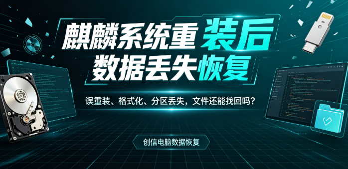 麒麟系统重装系统后数据丢失
