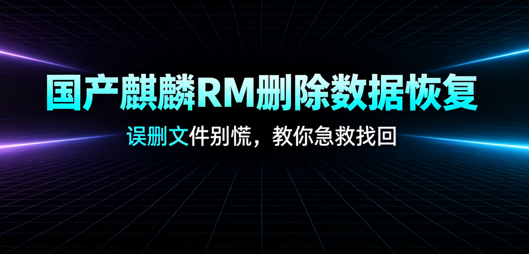 国产麒麟rm误删文件恢复实操