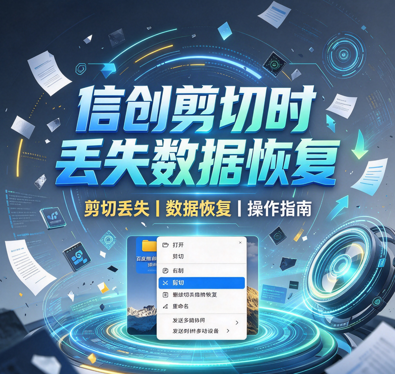 信创环境剪切丢失数据手把手演示恢复方法
